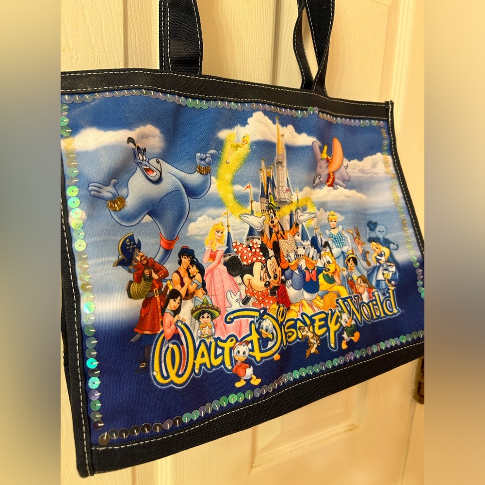 Disney World Sequin Tote Bag